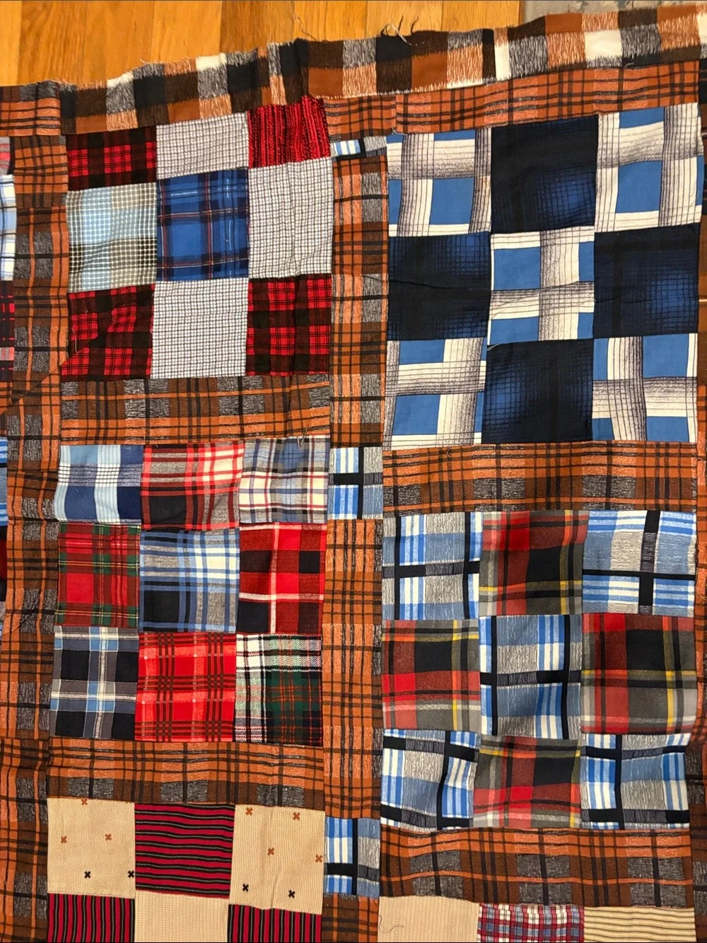 70x75 Handmade Quilt Topper